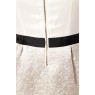 Short Dress Nella S/L 10107365 Blanc/Beige