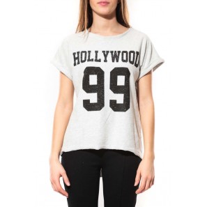 Tee Shirt Hollywood 99 Blanc