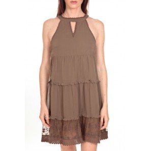 Robe New  Dina SS Top PP Taupe - 1 acheté = 1 offert