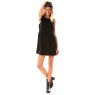 Robe SL Mini Dress Mix Wall 10087646 Noir