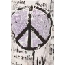 T-Shirt Peace And Love Blanc