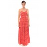 Maxi Dress Paisilla Mace S/L 101077004 Corail