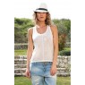 Top Burn Marack Tank 10110513 Blanc