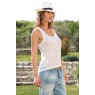 Top Burn Marack Tank 10110513 Blanc