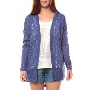 Cardigan Coon LS 10111383 Bleu