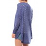 Cardigan Coon LS 10111383 Bleu