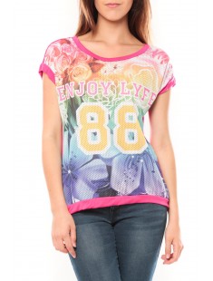 T-shirt 88 Rose - 1 acheté = 1 offert