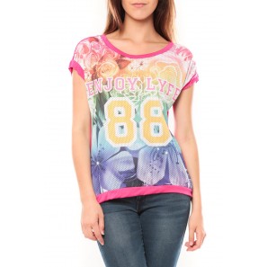 T-shirt 88 Rose - 1 acheté = 1 offert