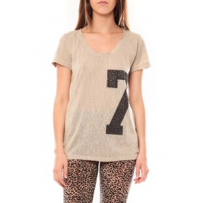 Tee shirt SL1601 Beige 1 acheté = 1 offert