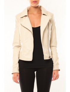 Jacket-Boos Melody Short PU 10111730 Beige