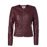 Short PU Jacket Sanna 10113310 Lie de vin