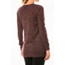 Cardigan Copenhagen LS Drapey 10111324 Prune