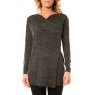 Cardigan Copenhagen LS Drapey 10111324 Anthracite