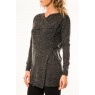 Cardigan Copenhagen LS Drapey 10111324 Anthracite