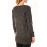 Cardigan Copenhagen LS Drapey 10111324 Anthracite