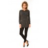 Cardigan Copenhagen LS Drapey 10111324 Anthracite