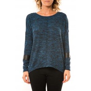 Blouse Markita 10115173 Bleu chiné