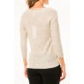 Boatneck Shine 3/4 10122550 Beige