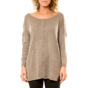 Gilet 12026 Taupe - 1 acheté = 1 offert