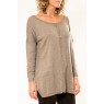 Gilet 12026 Taupe - 1 acheté = 1 offert