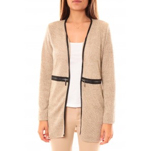 Gilet L'Oasi Beige/Noir