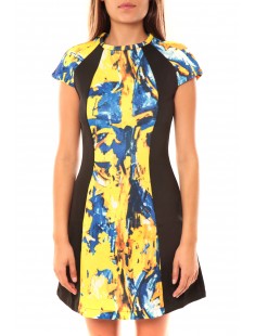 Robe You&You B8086 Jaune/Bleu