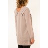 Chemisier Col Claudine IP11013 Taupe