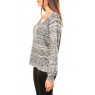 Pull Love Look 802 Gris/Blanc - 1 acheté = 1 offert