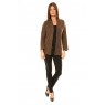 Gilet Laetitia Mem Marron