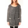 Gilet Victoria & Karl Gris chiné - 1 acheté = 1 offert