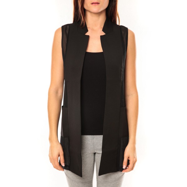 gilet noir femme pas cher