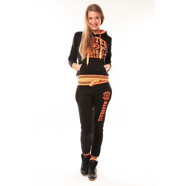 Ensemble Jogging United Marshall College Orange - vetement femme