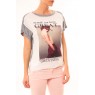 Tee-shirt B005 Blanc/Gris