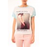 Tee-shirt B005 Blanc/Rose