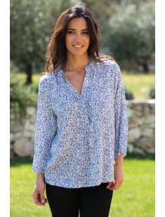 Blouse Zinka Plus ZKC005 Bleu