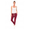 Pantalon Sandra bordeaux