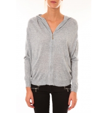 Sweat zippé L1039 gris