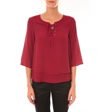 Blouse 1652 bordeaux