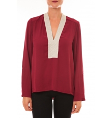 Blouse Z089 bordeaux