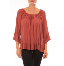 Blouse Giulia brique