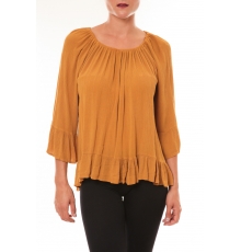 Blouse Giulia moutarde