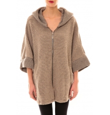 De Fil en Aiguille Cardigan Ilona taupe