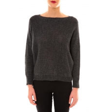 De Fil en Aiguille Pull Galina anthracite