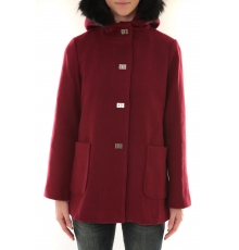 Manteau 9522 Capuche F de la Passion Bordeaux