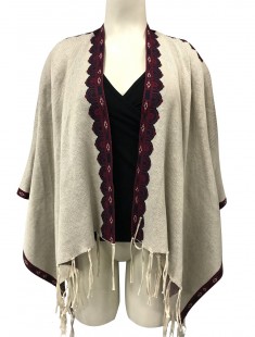 Poncho Senes  Beige  YM 121