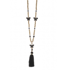 Collier sautoir Fashion Jewelry Noir