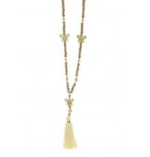 Collier sautoir Fashion Jewelry Jaune