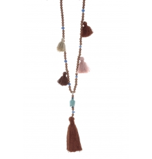 Collier sautoir  Lolilota Marron