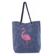 Sac Flamingo Bleu