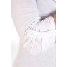 Tee-shirt basique col Tunisien Blanc - vêtement femme
